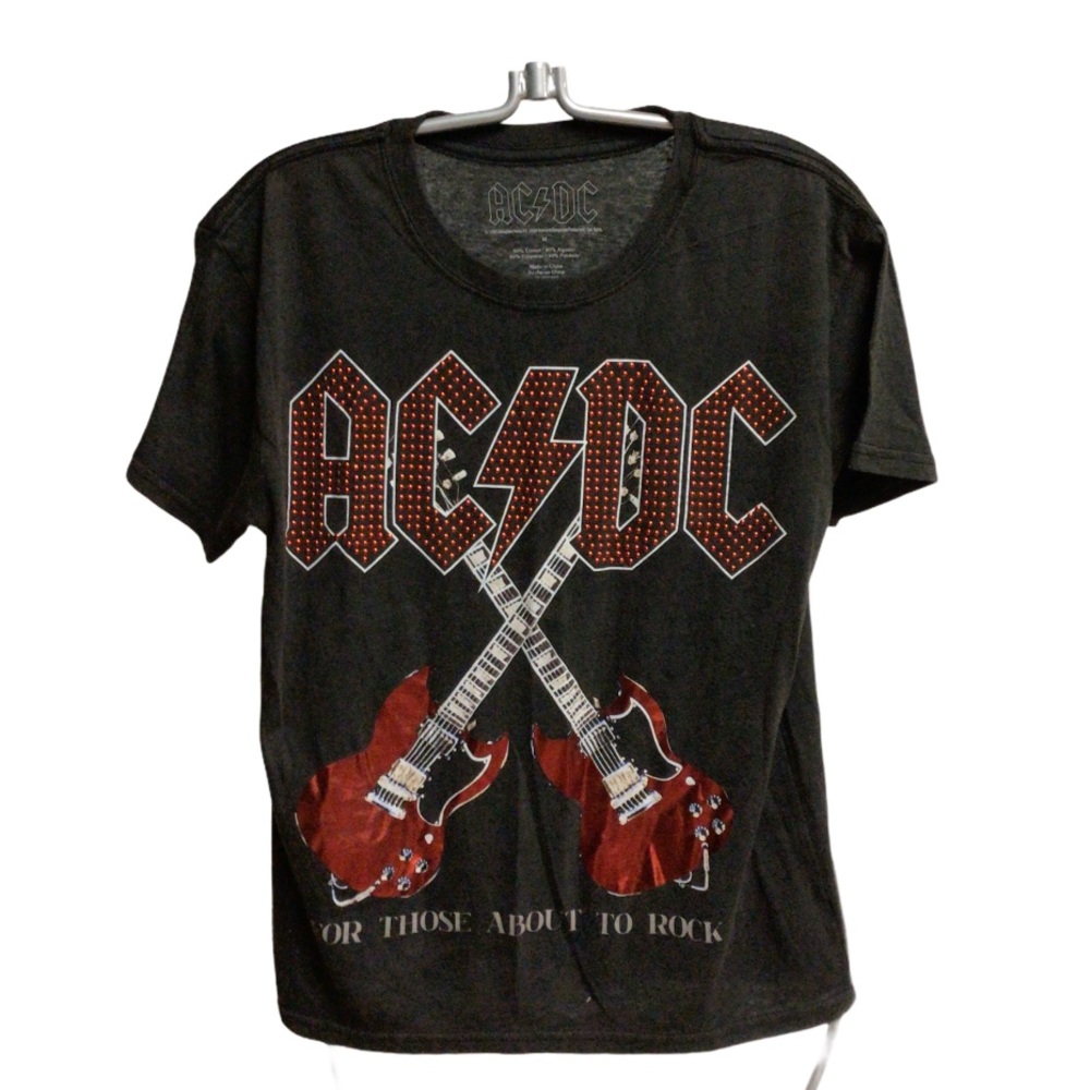 Hot Topic Black AC/DC Graphic Tee